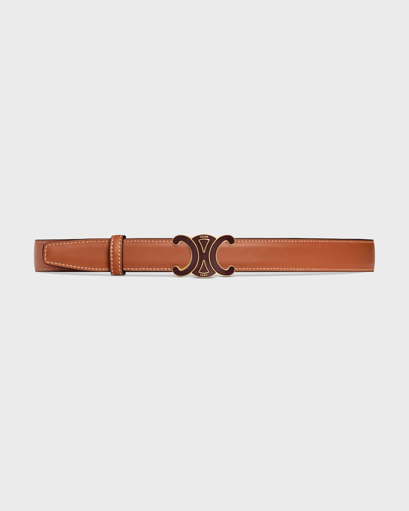 Reversible Strap 25MM IN TAURILLON AND NATURAL CALFSKIN -  -  - 1 | CELINE