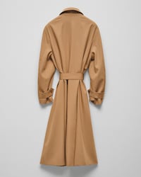 mac coat IN WOOL - CAMEL -  - 2 | CELINE