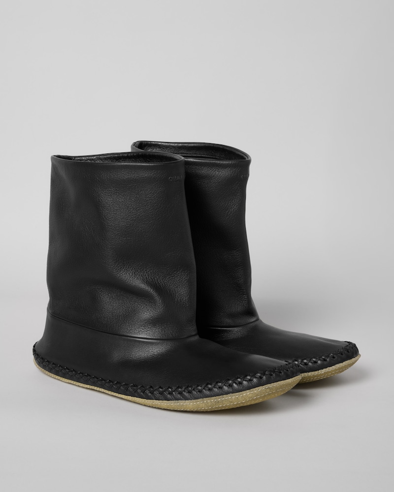 FLEX MID BOOT IN CALFSKIN - BLACK -  - 1 | CELINE