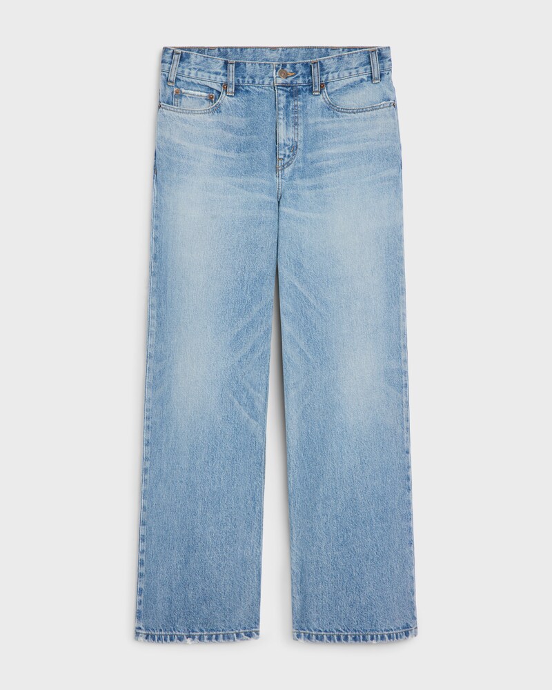 Jolene Jeans aus Denim in goldblauer Stone-Waschung - GOLDBLAU-WASCHUNG -  - 1 | CELINE