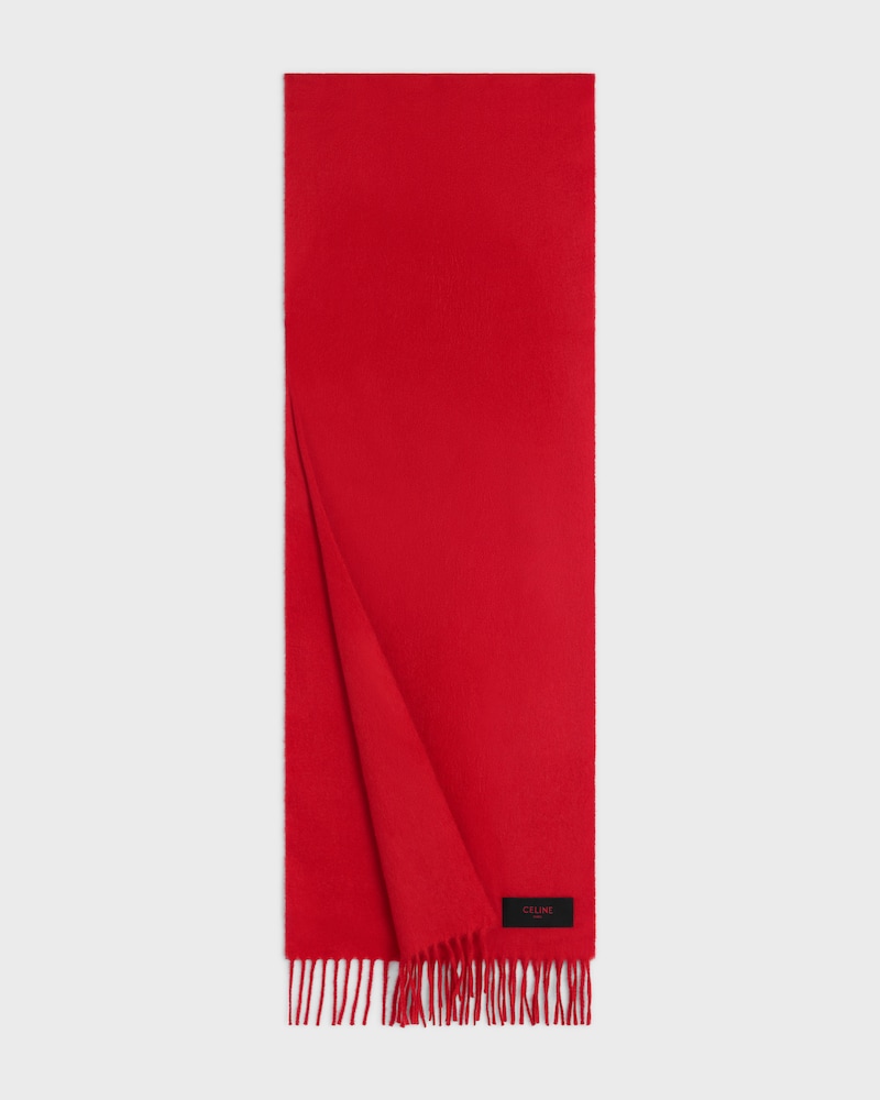 scarf IN cashmere - LIPSTICK -  - 1 | CELINE