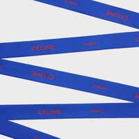 lavalliere IN CELINE PARIS SILK TWILL - BLUE/RED -  - 1 | CELINE