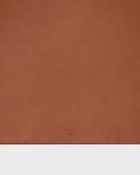 Almohadilla de escritorio de piel de becerro natural - TOSTADO - CELINE MAISON - 2 | CELINE