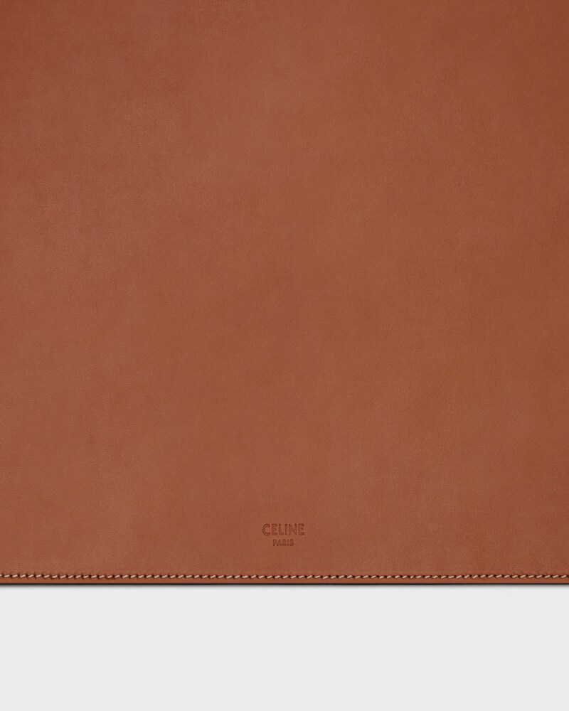 Desk Pad in Natural Calfskin - TAN - STATIONERY - 1 | CELINE