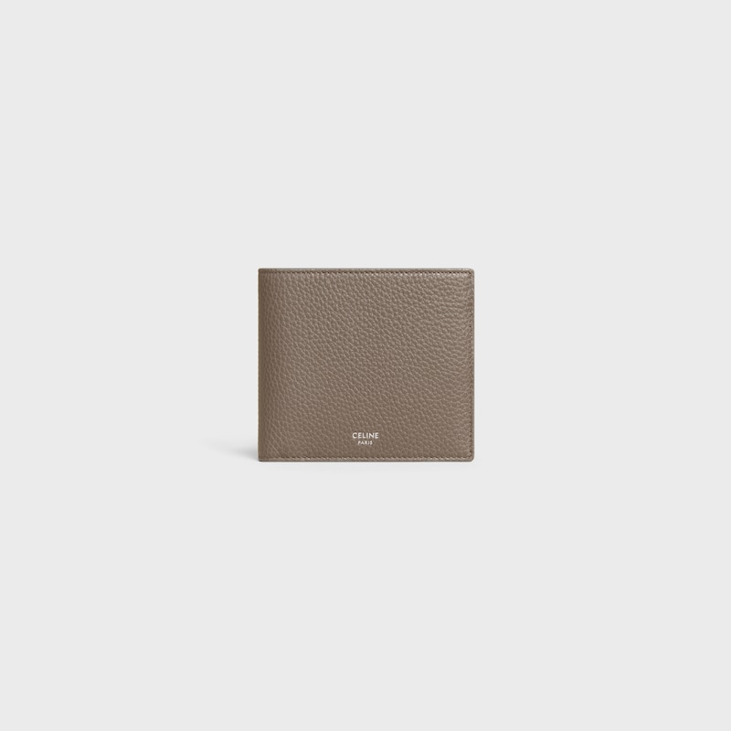 Bi-fold Wallet IN GRAINED CALFSKIN - SOURIS - WALLETS - 1 | CELINE