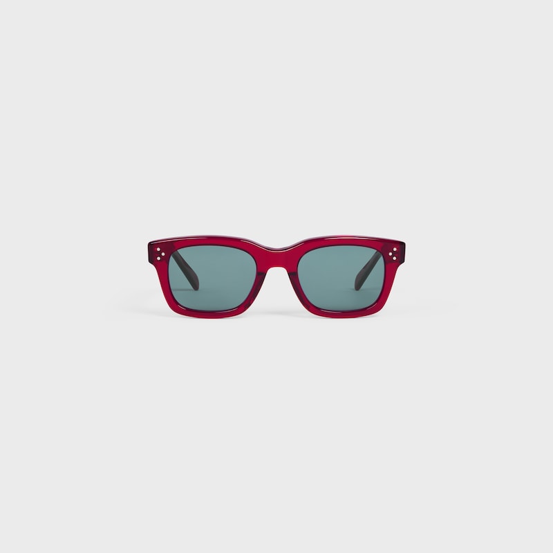 Black Frame 41 sunglasses in Acetate - TRANSPARENT BURGUNDY -  - 1 | CELINE