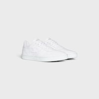 CT-11 CELINE TRAINER NIEDRIGER SCHNÜR-SNEAKER AUS KALBSLEDER - OPTISCH-WEISS -  - 2 | CELINE