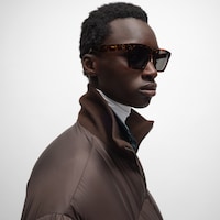 Black Frame 45 Sunglasses in Acetate - CARAMEL HAVANA -  - 2 | CELINE