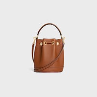 TEEN CLARA BAG IN SUPPLE GRAINED CALFSKIN - TAN - TOP-HANDLE BAGS - 2 | CELINE