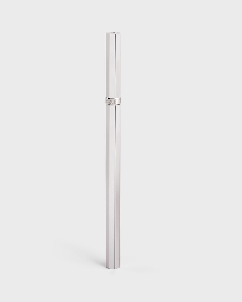 Ballpoint pen in brass - SILVER - CELINE MAISON - 1 | CELINE