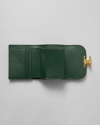 Kleine Brieftasche mit Umschlag TRIOMPHE AUS EIDECHSENLEDER - TANNENGRÜN - BRIEFTASCHEN - 2 | CELINE