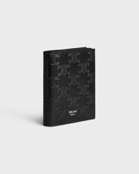 Compact Wallet IN CALFSKIN WITH TRIOMPHE EMBOSSED - BLACK - THE PERFECT GIFT - 2 | CELINE
