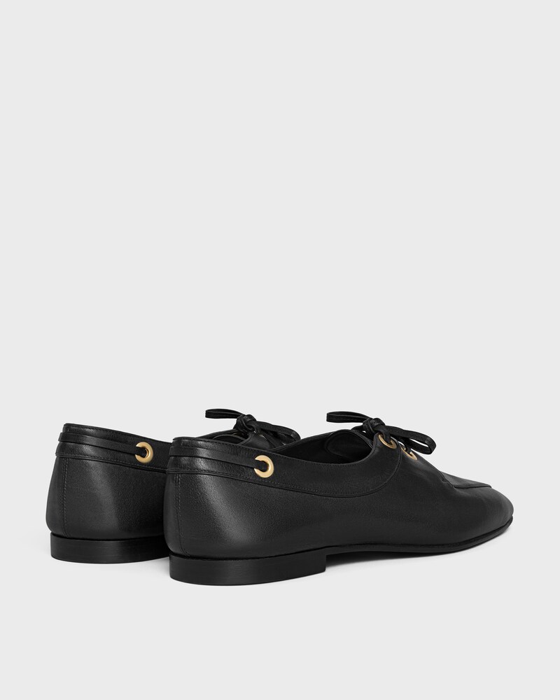 MILES LOAFER IN SUPPLE CALFSKIN - BLACK -  - 1 | CELINE