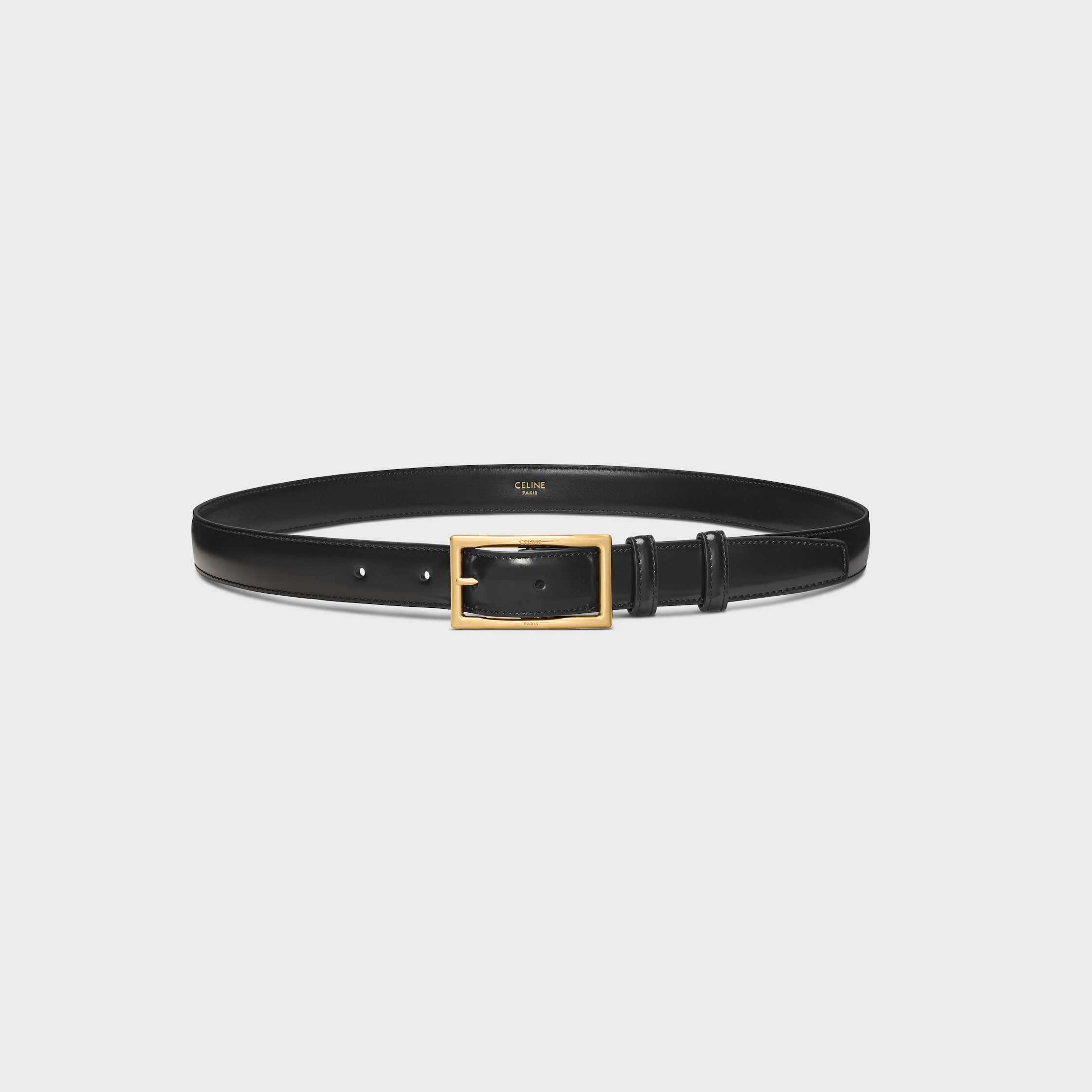 BC-27 ベルト 25mm / トリヨンレザー - ブラック | CELINE