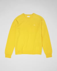 crewneck sweater IN wool cashmere - BRIGHT YELLOW -  - 1 | CELINE