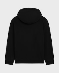 hoodie IN cotton fleece - BLACK / WHITE -  - 2 | CELINE