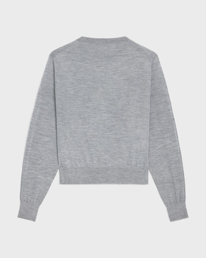 cardigan cachemire fin - Gris -  - 1 | CELINE