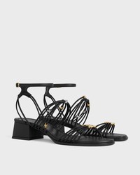 CLÉMENCE SANDALEN MIT ABSATZ AUS ZIEGENLEDER - SCHWARZ -  - 2 | CELINE
