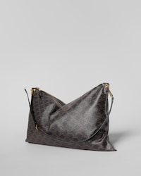 BOLSO ALMOHADA EN LONA TRIOMPHE - NEGRO - MUJER - 2 | CELINE