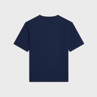 t-shirt loose jersey coton - NAVY INK / WHITE -  - 2 | CELINE