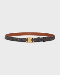 Ceinture Triomphe 18MM TOILE TRIOMPHE - TAN -  - 1 | CELINE