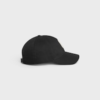 Initial baseball cap in cotton - BLACK -  - 2 | CELINE