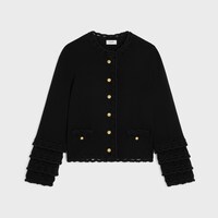 CÁRDIGAN DE LANA FINA - NEGRO -  - 1 | CELINE