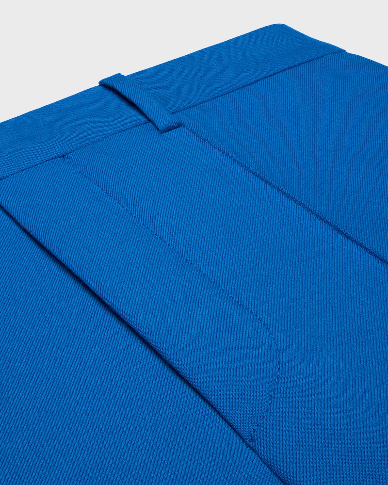 slim trousers IN stretch wool gabardine - COBALT -  - 1 | CELINE