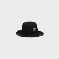 bucket hat IN cotton denim - MAX BLACK WASH -  - 2 | CELINE