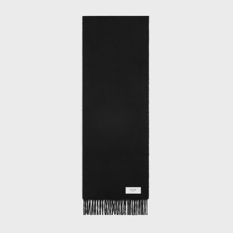 scarf IN cashmere - BLACK -  - 1 | CELINE