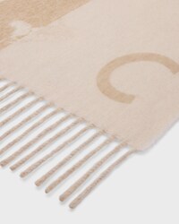 scarf IN wool and cashmere - BEIGE / CREAM -  - 2 | CELINE