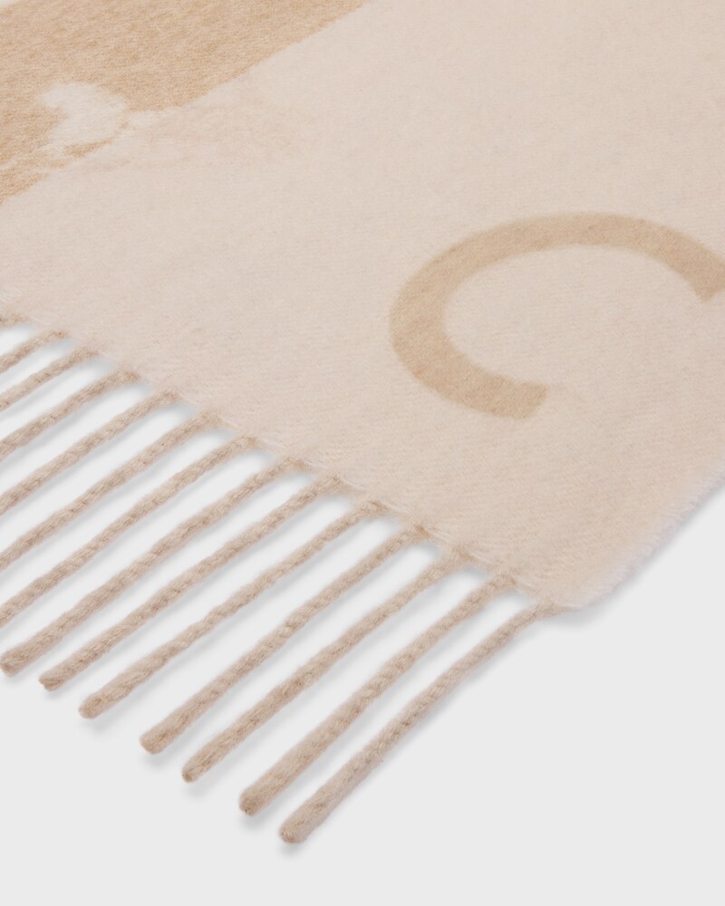 scarf IN wool and cashmere - BEIGE / CREAM -  - 1 | CELINE