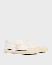 CELINE ALAN SNEAKERS MIT TRIOMPHE AUS Canvas - OPTISCH-WEISS -  - 2 | CELINE