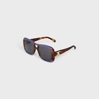 Triomphe 18 sunglasses in Acetate - Gradient Purple / Havana -  - 2 | CELINE