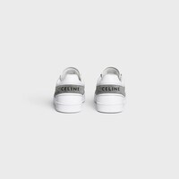 SNEAKER TRAINER in SUEDE CALFSKIN AND CALFSKIN - GREY/OPTIC WHITE -  - 2 | CELINE