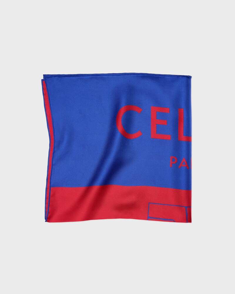 BIENVENUE BANDANA 55 - BLUE/RED -  - 1 | CELINE