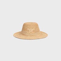 triomphe hat in raffia - NATURAL -  - 1 | CELINE