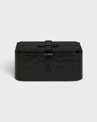 large jewels case in crocodile - BLACK - LIFESTYLE - 1 | CELINE