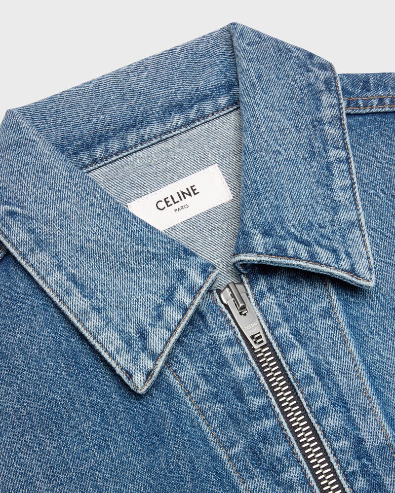 jacket IN cotton denim - VIVIENNE GLASS -  - 1 | CELINE