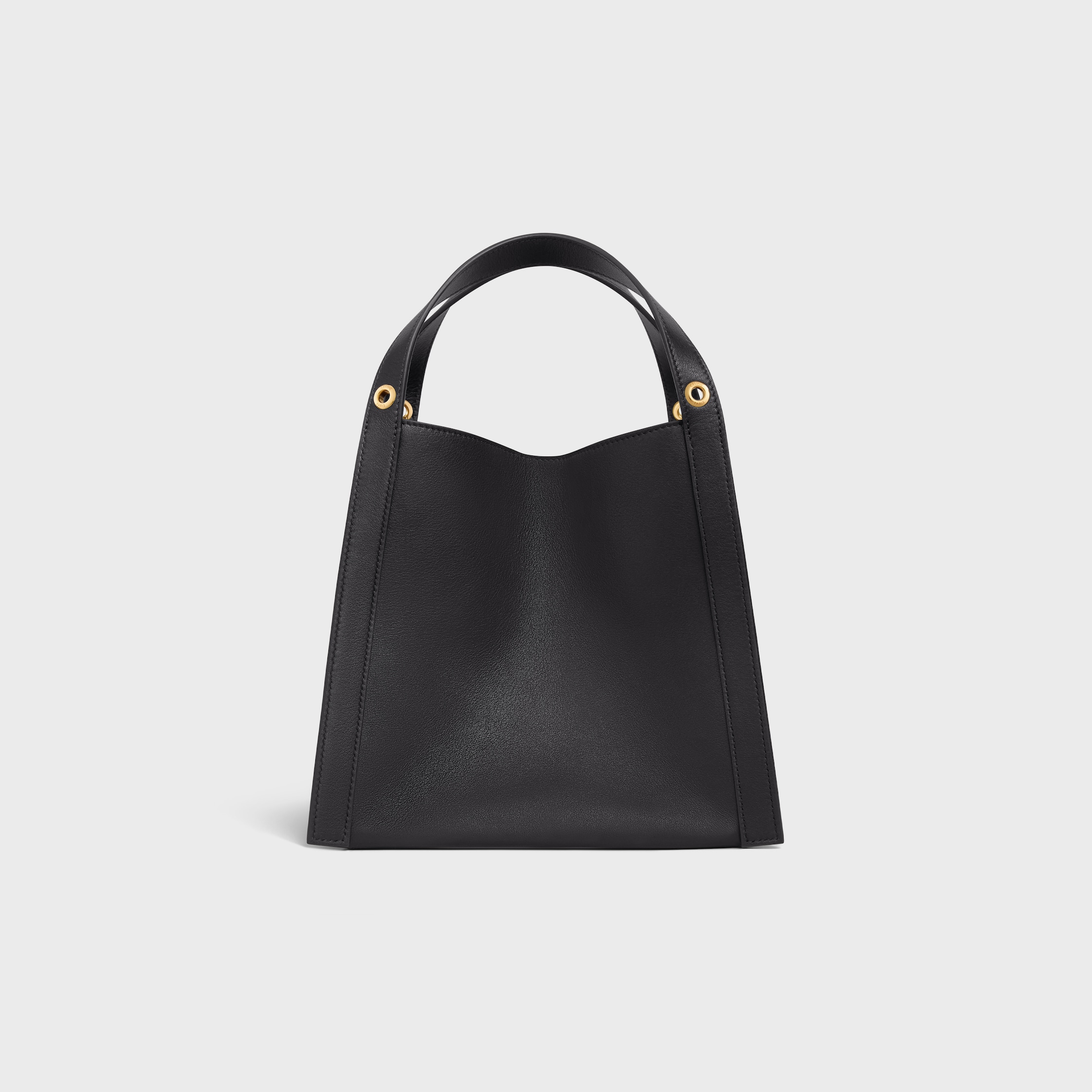 SMALL CUBE BAG IN SUPPLE CALFSKIN - BLACK | CELINE