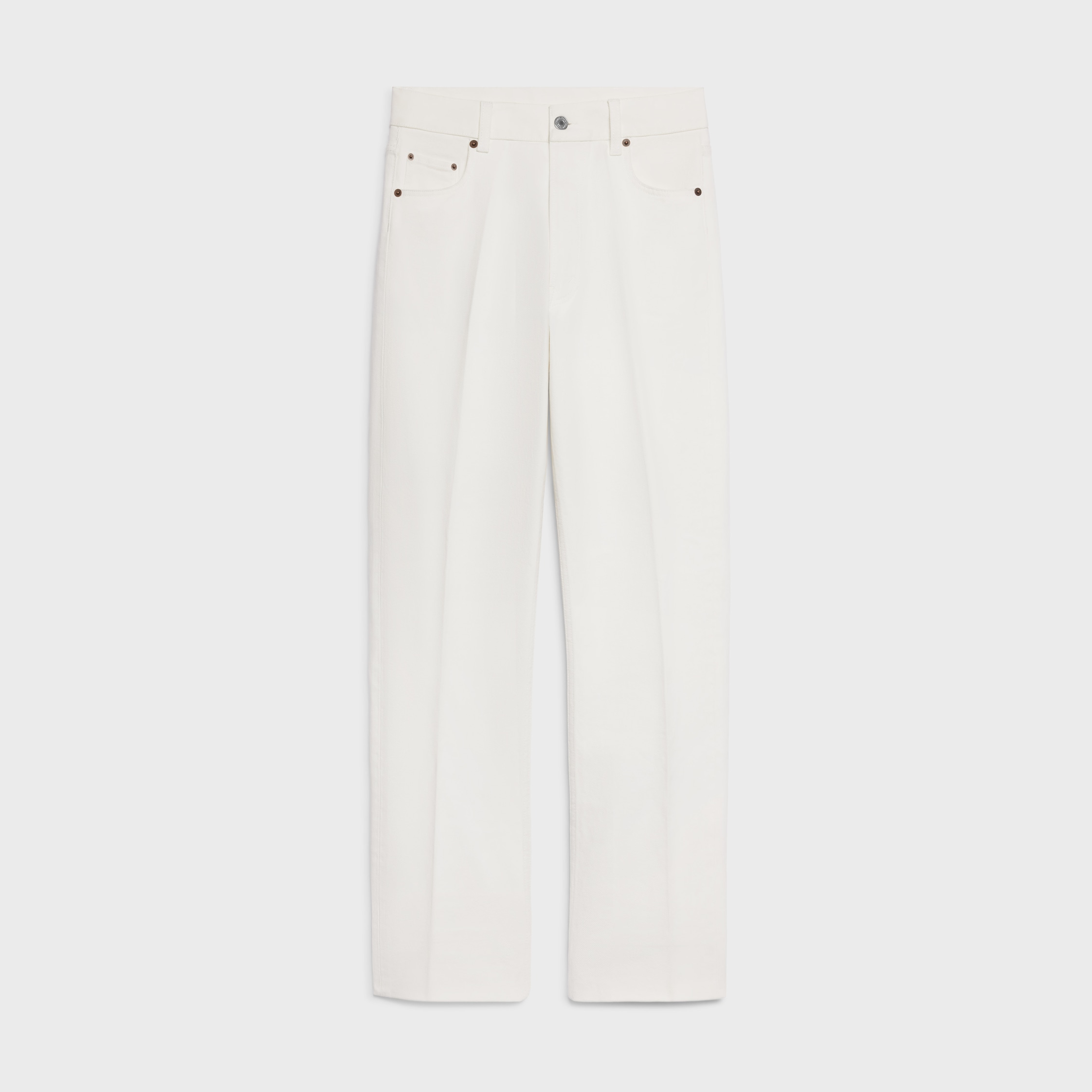 BOYFRIEND JEANS 001 - WHITE HEAVY STONE WASH | CELINE