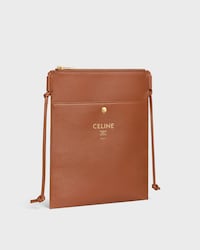 SHARP POUCH IN SMOOTH LAMBSKIN - TAN - MINI BAGS - 2 | CELINE