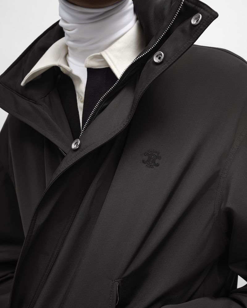 WINDBREAKER IN nylon twill - BLACK -  - 1 | CELINE