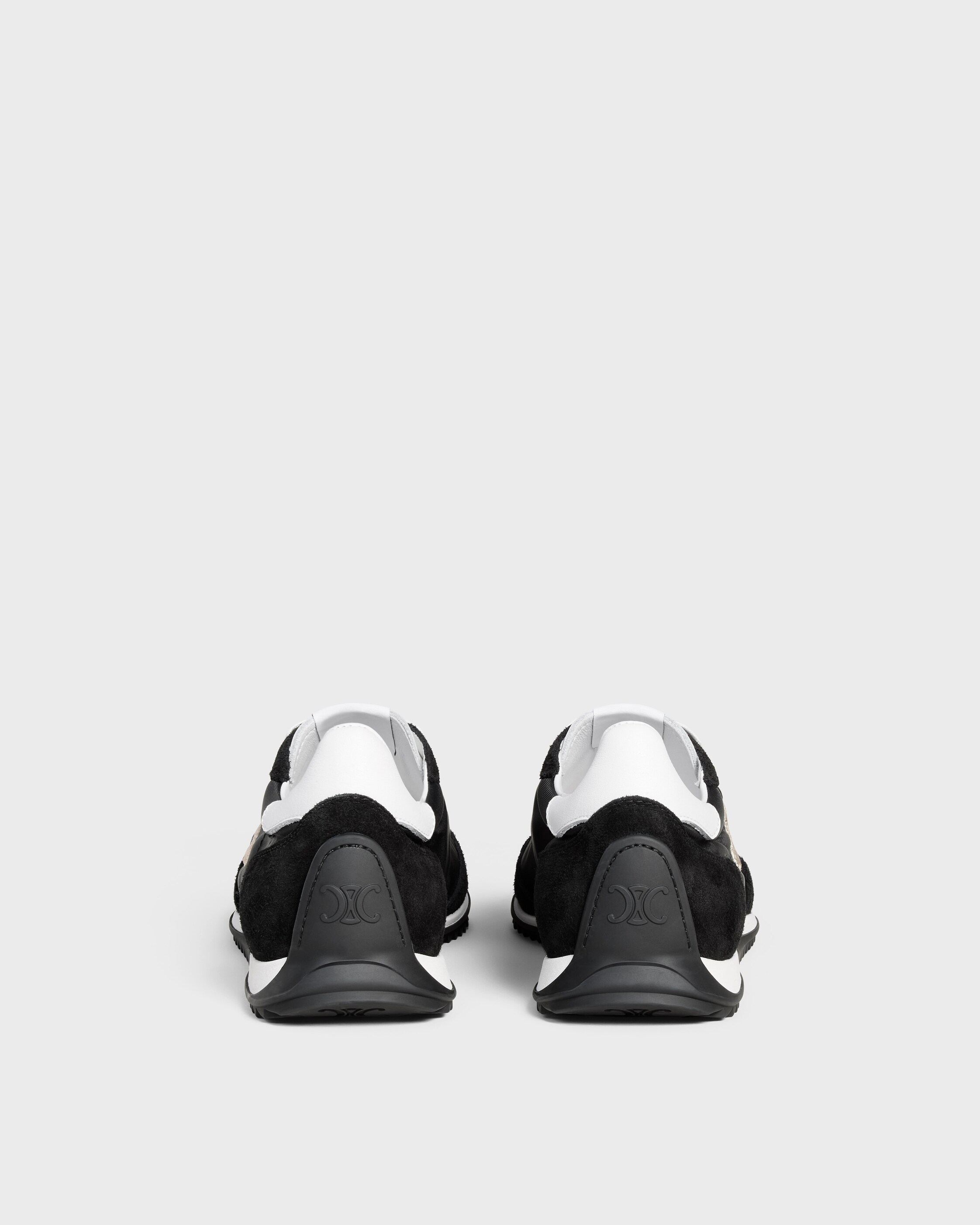 トリオンフロゴ付き CELINE レーサー ロートップスニーカー / ナイロン