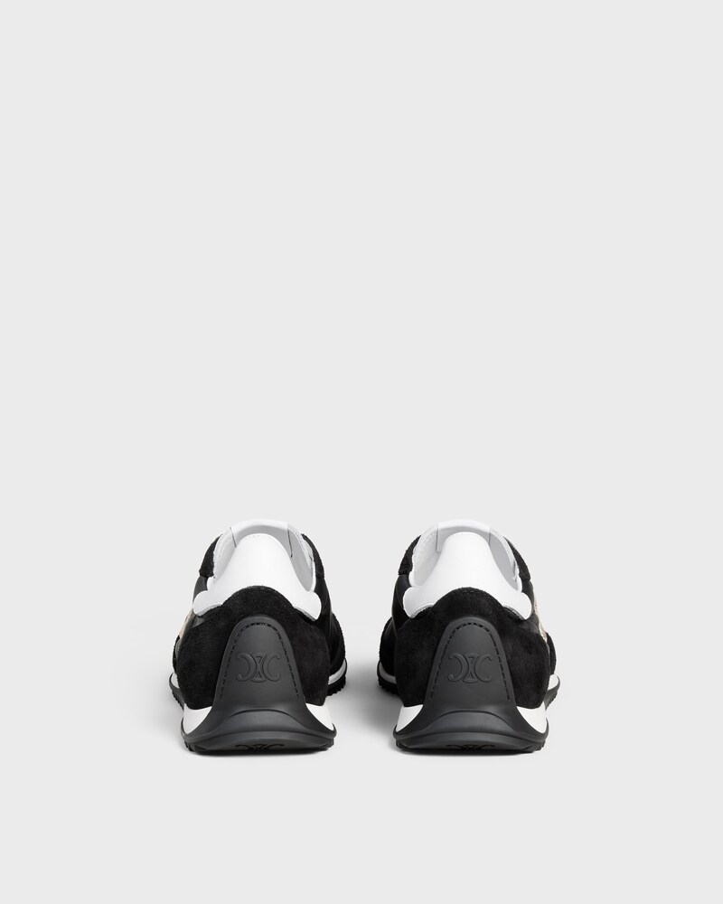 SNEAKER RACER EN NYLON, CUIR DE VEAU VELOURS ET CUIR DE VEAU - Noir -  - 1 | CELINE