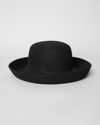 blossom hat IN wool felt - BLACK -  - 2 | CELINE