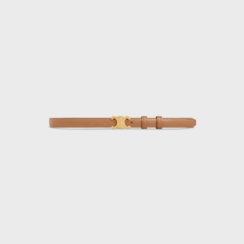 Triomphe G&uuml;rtel 18 mm AUS Taurillonleder - BRONZE -  - 1 | CELINE