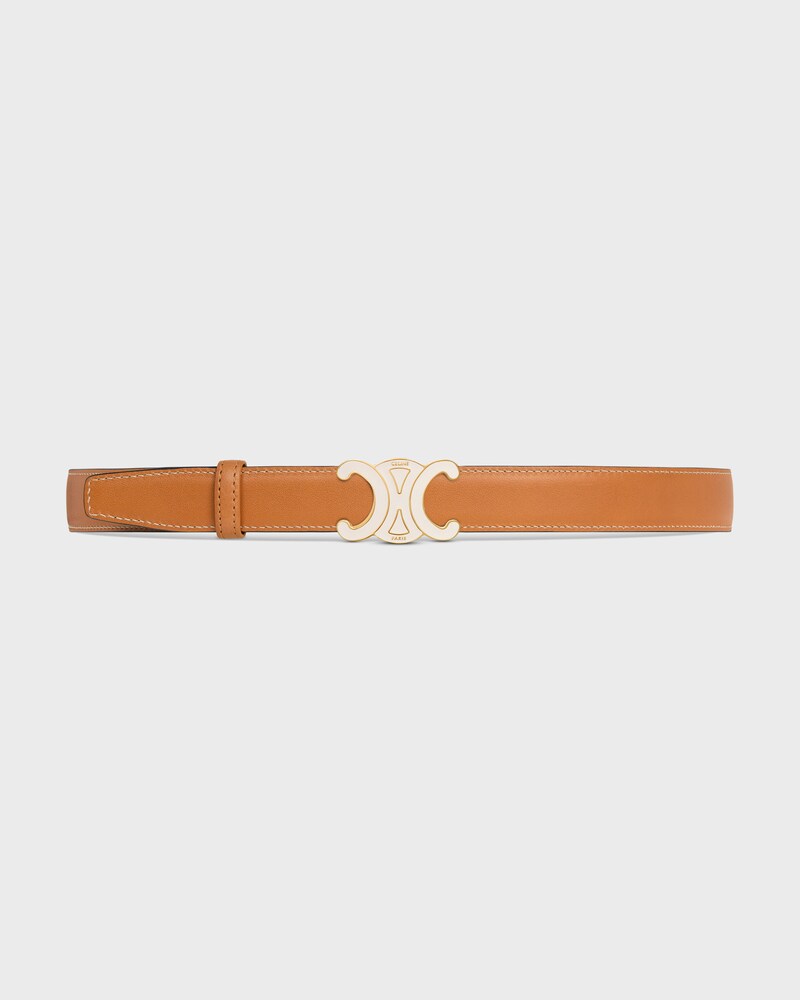 lani&egrave;re de ceinture r&eacute;versible 25MM TAURILLON ET VEAU NATUREL -  -  - 1 | CELINE