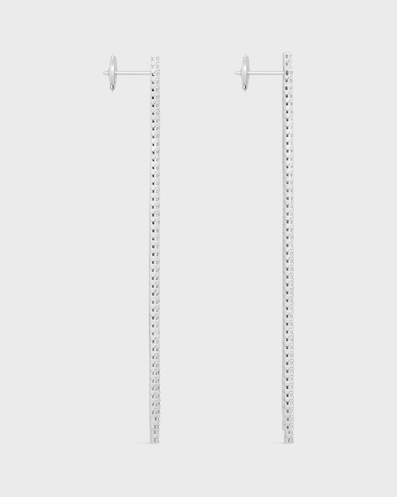 テニスカクテルピアス / ホワイトゴールド & ダイヤモンド - ホワイトゴールド - ファイン ジュエリー - 1 | CELINE