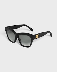 Triomphe 09 Sunglasses in Acetate - BLACK -  - 2 | CELINE
